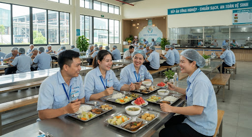 Cung cấp suất ăn công nghiệp nhà máy chất lượng cao